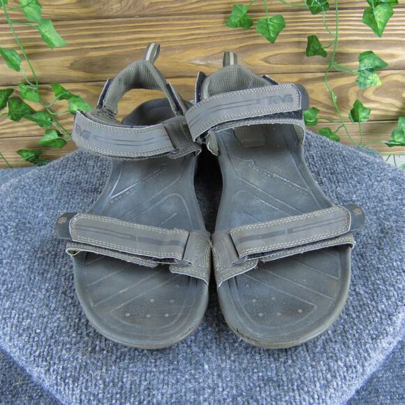 Teva Men's Sport‎ Sandals Brown Synthetic Size 12 Medium Gently Used 2025 - Picture 2 of 7
